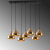 Vintage Metal Chandelier, 88x40cm, Adjustable Height