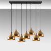 Vintage Metal Chandelier, 88x40cm, Adjustable Height