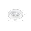 Rábalux , 73042 , Luiza , Recessed and surface mounted lighting , black , IP20 , GU10