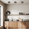 Rábalux , 73042 , Luiza , Recessed and surface mounted lighting , black , IP20 , GU10