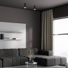 Rábalux , 73030 , Senobia , Ceiling lights , black , IP20 , GU10