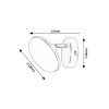 Rábalux , 71062 , Madi , Ceiling lights , matte black , IP20 , 3000