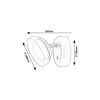 Rábalux , 71272 , Javi , Wall lights , black , IP20 , 3000
