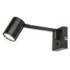 Rábalux , 73027 , Karter , Wall lights , matte black , IP20 , GU10
