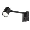 Rábalux , 73027 , Karter , Wall lights , matte black , IP20 , GU10