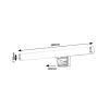 Rábalux , 75037 , Nour , Bathroom lights , chrome , IP44 , 4000