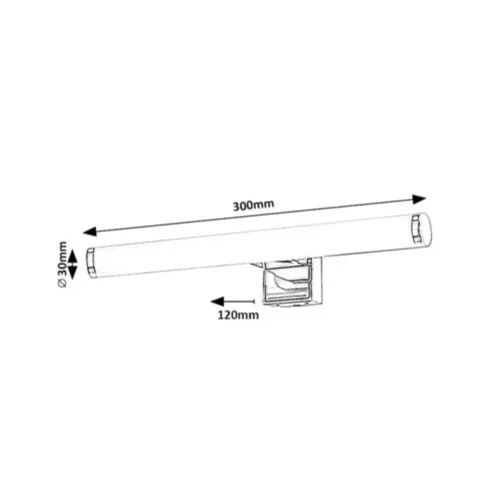Rábalux , 75037 , Nour , Bathroom lights , chrome , IP44 , 4000