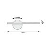 Rábalux , 78034 , Sabira , Picture lights , black , IP20 , 4000