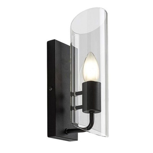 Rábalux , 75027 , Teodoro , Bathroom lights , black , IP44 , E14
