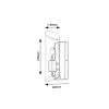Rábalux , 75027 , Teodoro , Bathroom lights , black , IP44 , E14