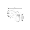 Rábalux , 75018 , Blas , Bathroom lights , chrome , IP44 , 4000
