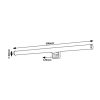 Rábalux , 75038 , Nour , Bathroom lights , chrome , IP44 , 4000