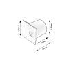 Rábalux , 71169 , Boven , Recessed and surface mounted lighting , black , IP54 , 3000