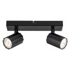 Rábalux , 73024 , Rogelio , Ceiling lights , matte black , IP20 , GU10