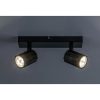 Rábalux , 73024 , Rogelio , Ceiling lights , matte black , IP20 , GU10