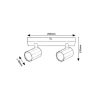 Rábalux , 73024 , Rogelio , Ceiling lights , matte black , IP20 , GU10