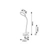 Rábalux , 74199 , Marcin , Table lamps , black , IP20 , 3000