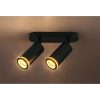 Rábalux , 73034 , Senobia , Ceiling lights , black , IP20 , GU10