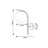 Rábalux , 71139 , Ghita , Wall lights , black , IP20 , E27
