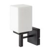 Rábalux , 71061 , Zenkai , Wall lights , matte black , IP44 , E14