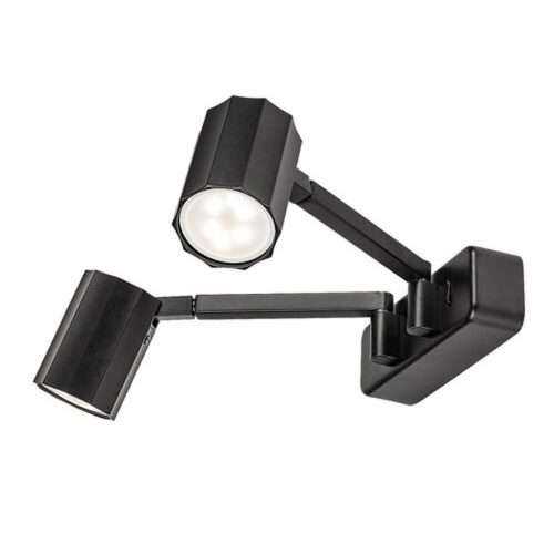 Rábalux , 73028 , Karter , Wall lights , matte black , IP20 , GU10