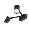 Rábalux , 73028 , Karter , Wall lights , matte black , IP20 , GU10