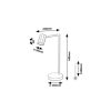 Rábalux , 73029 , Karter , Table lamps , matte black , IP20 , GU10