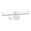 Rábalux , 71147 , Nabil , Picture lights , matte black , IP20 , 4000