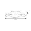 Rábalux , 71188 , Hafsa , Ceiling lights , black/ gold , IP20 , 3000