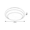 Rábalux , 71273 , Barbora , Ceiling lights , black , IP20 , 4000