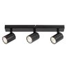 Rábalux , 73025 , Rogelio , Ceiling lights , matte black , IP20 , GU10
