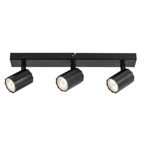 Rábalux , 73025 , Rogelio , Ceiling lights , matte black , IP20 , GU10
