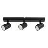 Rábalux , 73025 , Rogelio , Ceiling lights , matte black , IP20 , GU10