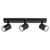 Rábalux , 73025 , Rogelio , Ceiling lights , matte black , IP20 , GU10