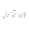 Rábalux , 73025 , Rogelio , Ceiling lights , matte black , IP20 , GU10