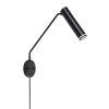 Rábalux , 73041 , Senobia , Wall lights , black , IP20 , GU10