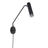 Rábalux , 73041 , Senobia , Wall lights , black , IP20 , GU10