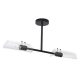 Rábalux , 75028 , Teodoro , Bathroom lights , black , IP44 , E14