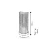 Rábalux , 74021 , Roxas , Table lamps , matte black , IP20 , E27