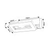 Rábalux , 75019 , Blas , Bathroom lights , chrome , IP44 , 4000