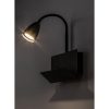 Rábalux , 71089 , Tacito , Wall lights , black , IP20 , GU10