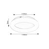 Rábalux , 71168 , Celie , Ceiling lights , white , IP20 , 4000