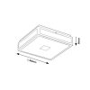 Rábalux , 75033 , Zoya , Bathroom lights , black , IP44 , 4000