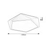 Rábalux , 71251 , Raffa , Ceiling lights , grey , IP20 , 3000