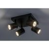 Rábalux , 73026 , Rogelio , Ceiling lights , matte black , IP20 , GU10