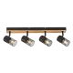 Rábalux , 71154 , Metta , Spotlights , oak , IP20 , E14