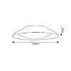 Rábalux , 71187 , Hafsa , Ceiling lights , black/ gold , IP20 , 3000