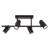 Rábalux , 73044 , Maximilian , Ceiling lights , matte black , IP20 , GU10