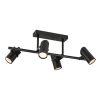 Rábalux , 73044 , Maximilian , Ceiling lights , matte black , IP20 , GU10