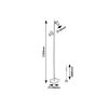 Rábalux , 73046 , Maximilian , Floor lamps , matte black , IP20 , GU10